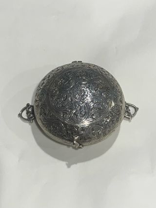 Porta amuletos plata S.XIX