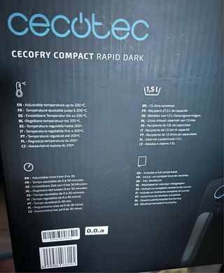 Cecotec Cecofry Compact Air Fryer