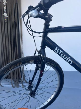 Bicicleta Btwin 5.0 Negra Talla M