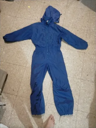 Mono de esquí azul con capucha Talla 40
