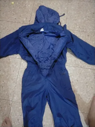 Mono de esquí azul con capucha Talla 40