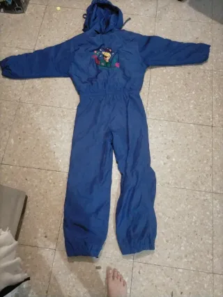 Mono de esquí azul con capucha Talla 40