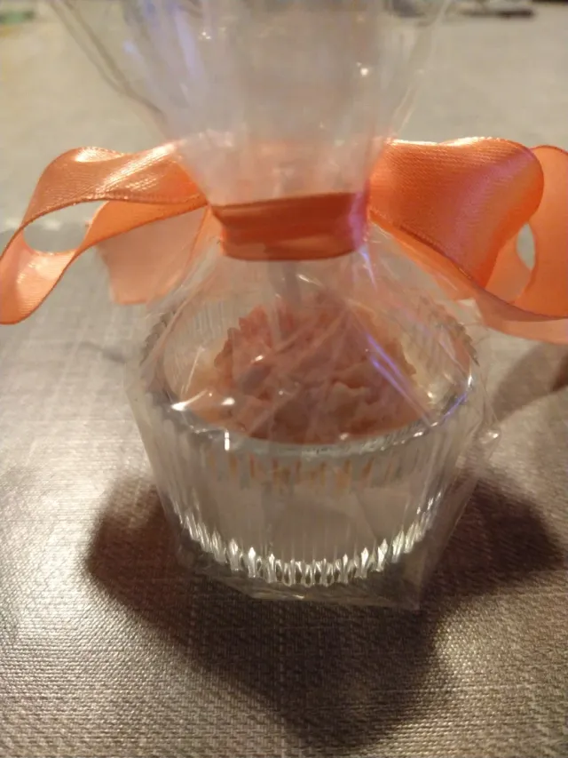 Candela profumata rosa