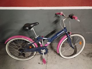 Bicicleta Btwin 24'' Azul y Rosa