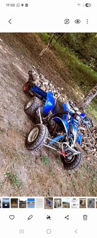 Carro/ remolque artesanal para quad