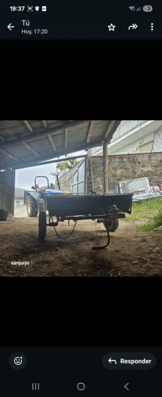 Carro/ remolque artesanal para quad