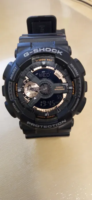Reloj Casio G-Shock GA-110RG Negro