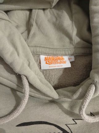 Sudadera Naruto Shippuden Talla XS Gris/verdoso 