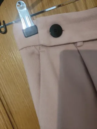 Pantalón Wide Leg Rosa empolvado