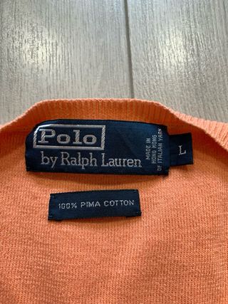 Jersey Ralph Lauren Naranja Pastel