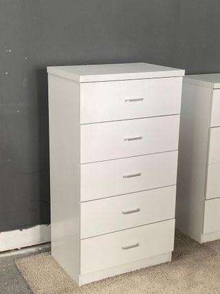 NUEVO! litera 90x190 de madera blanca