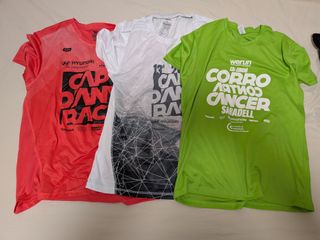 3 Camisetas Técnicas Running Hyundai Talla L