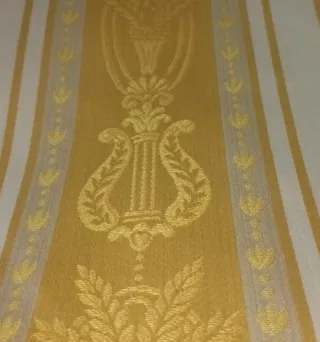 Tessuto damascato oro 700x140cm