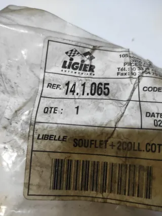 Fuelle de palier ligier X Too