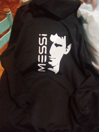 Sudadera Negra con Estampado Messi
Talla 160 cm