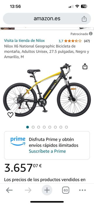 Bicicleta Eléctrica Nilox Edición Especial