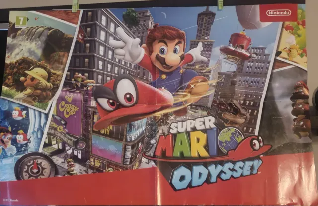 Póster Super Mario Odyssey Nintendo