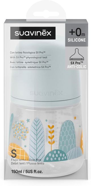 ✨ - Suavinex Biberón 150 ml Con Tetina Fisiológica