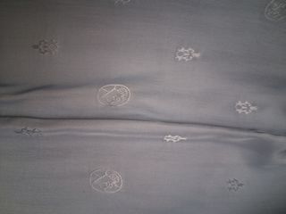 Abrigo de piel azul