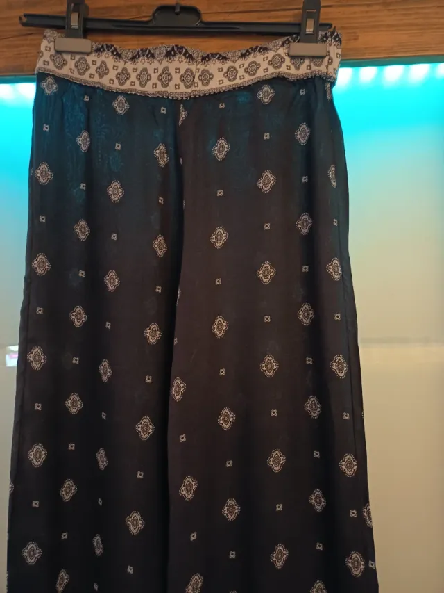 Pantalón palazzo estampado
