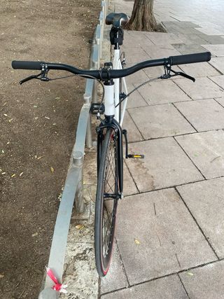 Bicicleta Fixie Urbana Blanca solo venta en person