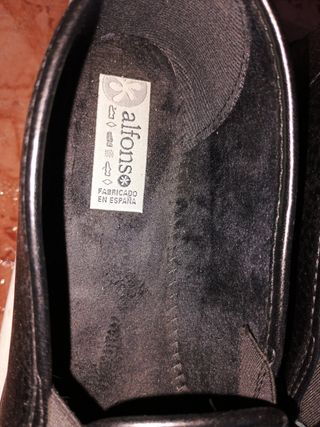 Zapatos Alfonso Negros Talla 39