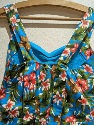 Vestido Banned Vintage Estampado Floral Talla L