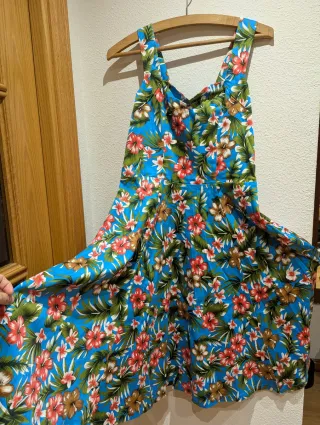 Vestido Banned Vintage Estampado Floral Talla L