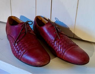 Zapatos Uterqüe Piel Hombre Rojo