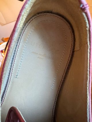 Zapatos Uterqüe Piel Hombre Rojo