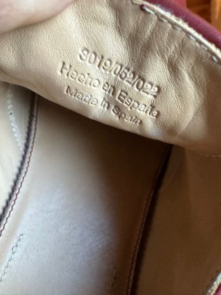 Zapatos Uterqüe Piel Hombre Rojo