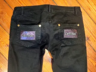 Pantalones Elásticos Denny Rose Negros