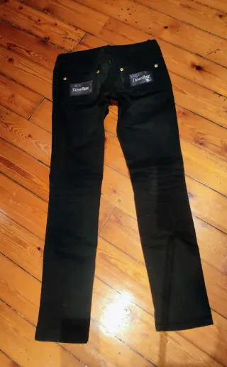 Pantalones Elásticos Denny Rose Negros
