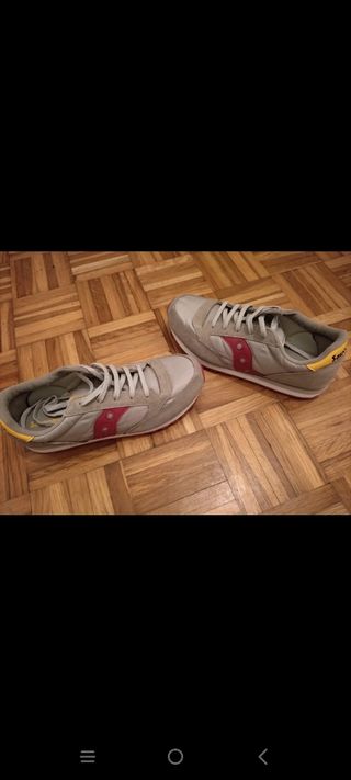 Scarpe Saucony beige e rosa