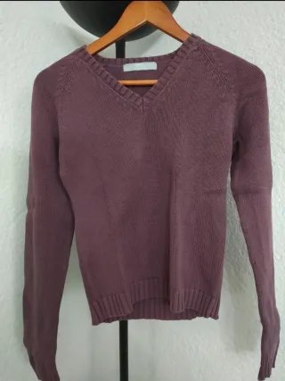 Jersey Zara Morado Talla M