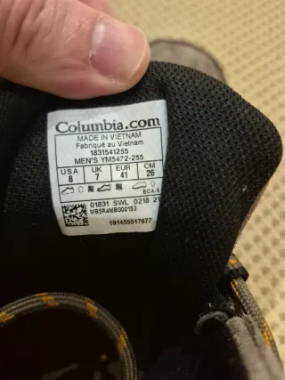 Zapatillas semi botas Trekking senderismo Columbia