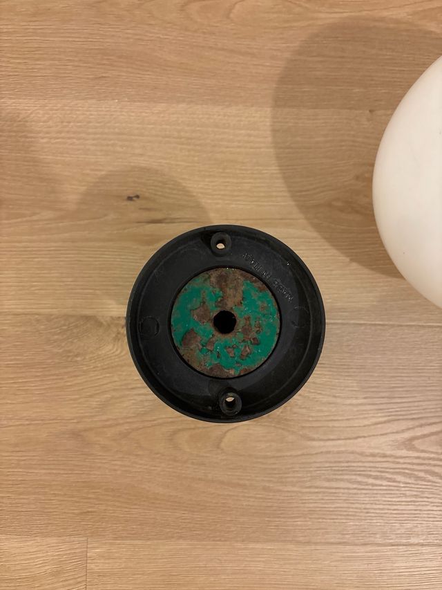 Lámpara esfera jardín de 36 cm de altura