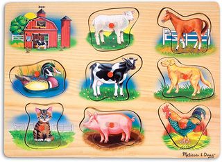 ✨ - Melissa & Doug Puzzle Animales de la Granja co