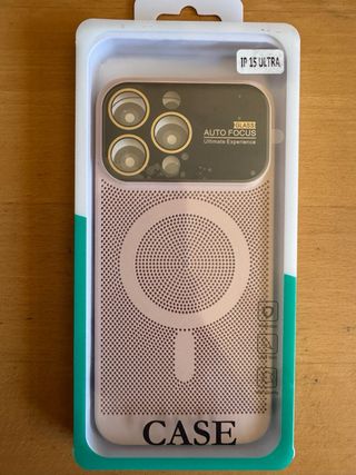 Funda iPhone 15 Ultra MagSafe Rosa