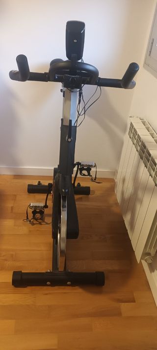 Bicicleta Estática Spinning Negra