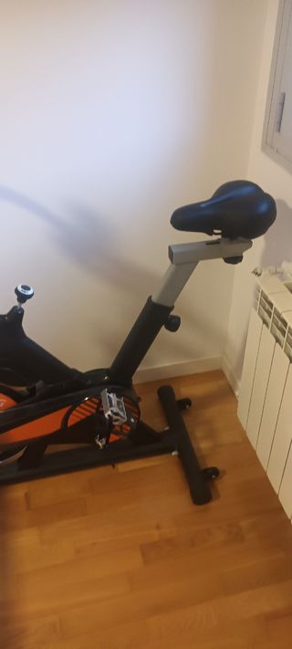 Bicicleta Estática Spinning Negra