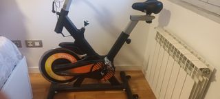 Bicicleta Estática Spinning Negra