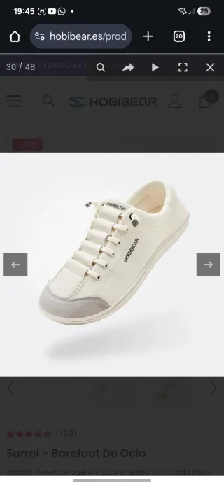 Zapatos HOBIBEAR casuales respetuosos (a estrenar)