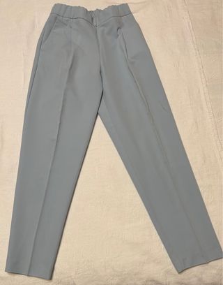 Pantalón de pinzas azul