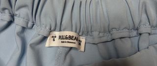 Pantalón de pinzas azul
