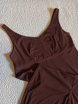 Abito elegante marrone taglia L