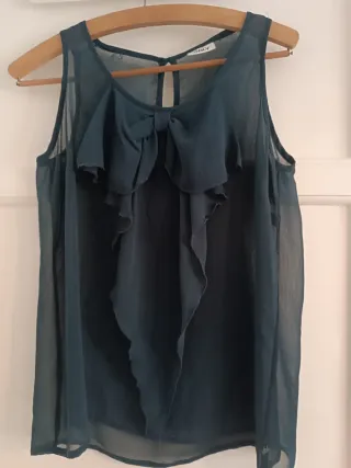 Blusa ONLY transparente talla única