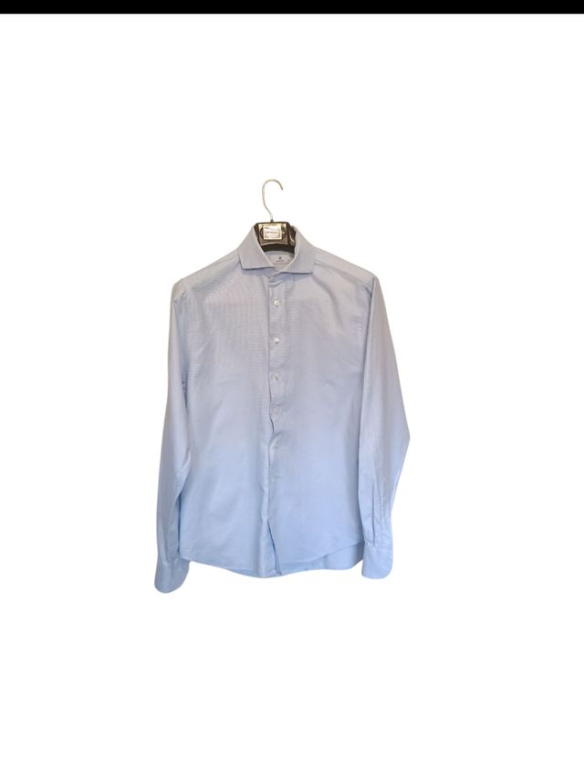 Camisa Macson Hombre Azul Claro Talla 4 | Algodón