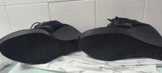 Botines Negros.Zara .Talla 37