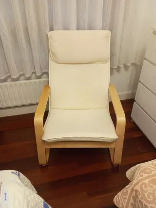 Sillón Ikea beige/marrón casi sin uso